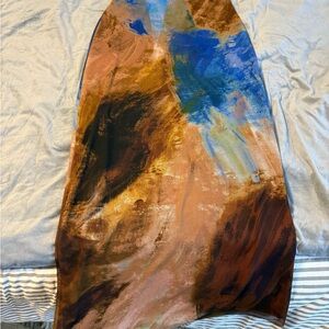 Zara Tye Dye Midi Skirt